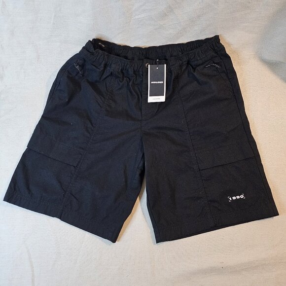 Jack & Jones Men's Navy Cargo Shorts - Size M / 32" - Picture 2 of 11